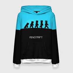 Толстовка-худи женская MINECRAFT, цвет: 3D-белый