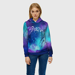 Толстовка-худи женская STRAY KIDS, цвет: 3D-синий — фото 2