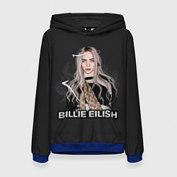 Толстовка-худи женская BILLIE EILISH, цвет: 3D-синий