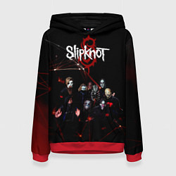 Толстовка-худи женская Slipknot, цвет: 3D-красный