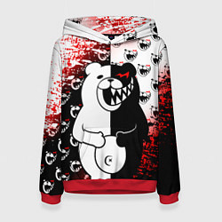 Толстовка-худи женская MONOKUMA, цвет: 3D-красный