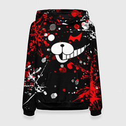 Толстовка-худи женская MONOKUMA, цвет: 3D-черный