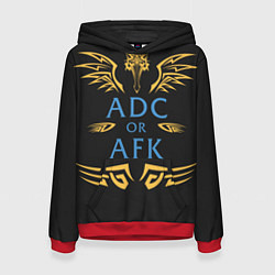 Толстовка-худи женская ADC of AFK, цвет: 3D-красный
