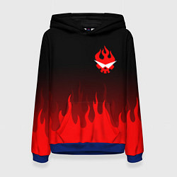 Толстовка-худи женская GURREN LAGANN, цвет: 3D-синий