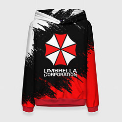 Толстовка-худи женская UMBRELLA CORP, цвет: 3D-красный