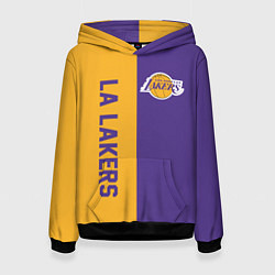 Толстовка-худи женская LA LAKERS, цвет: 3D-черный