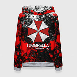Толстовка-худи женская UMBRELLA CORP, цвет: 3D-меланж