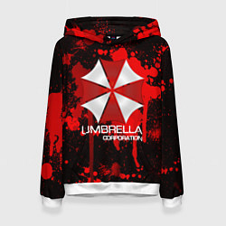 Толстовка-худи женская UMBRELLA CORP, цвет: 3D-белый