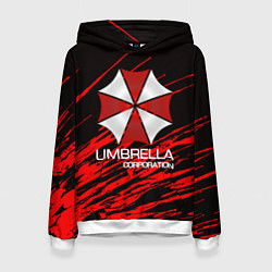 Толстовка-худи женская UMBRELLA CORP, цвет: 3D-белый