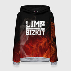 Толстовка-худи женская LIMP BIZKIT, цвет: 3D-меланж