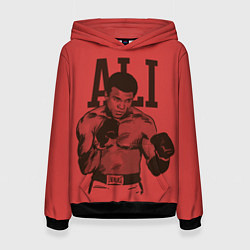 Толстовка-худи женская Ali, цвет: 3D-черный