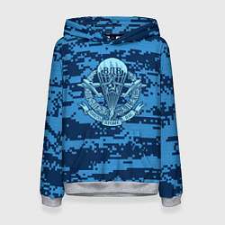 Толстовка-худи женская ВДВ СССР, цвет: 3D-меланж