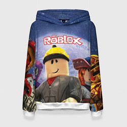 Толстовка-худи женская ROBLOX, цвет: 3D-белый