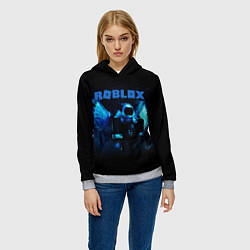 Толстовка-худи женская ROBLOX, цвет: 3D-меланж — фото 2