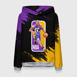 Толстовка-худи женская LA LAKERS KOBE BRYANT, цвет: 3D-меланж