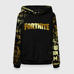 Толстовка-худи женская FORTNITE, цвет: 3D-черный