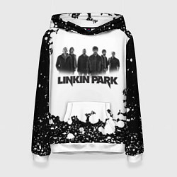 Толстовка-худи женская LINKIN PARKспина, цвет: 3D-белый