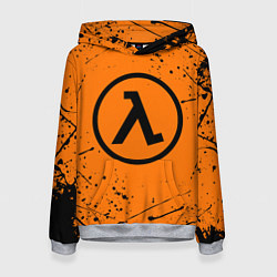 Толстовка-худи женская HALF-LIFE, цвет: 3D-меланж