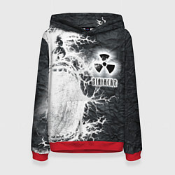 Толстовка-худи женская Сталкер, цвет: 3D-красный