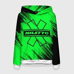 Толстовка-худи женская NILETTO, цвет: 3D-белый