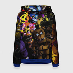 Толстовка-худи женская Five Nights At Freddy's, цвет: 3D-синий