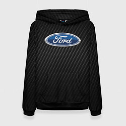 Толстовка-худи женская Ford, цвет: 3D-черный
