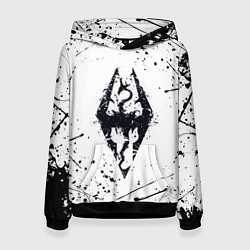 Толстовка-худи женская THE ELDER SCROLLS, цвет: 3D-черный