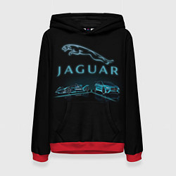Толстовка-худи женская Jaguar, цвет: 3D-красный