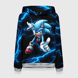 Толстовка-худи женская SONIC, цвет: 3D-меланж