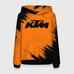 Толстовка-худи женская KTM, цвет: 3D-черный