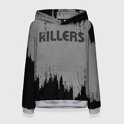Толстовка-худи женская The Killers Logo, цвет: 3D-меланж