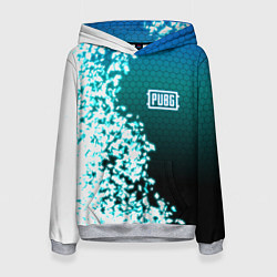 Толстовка-худи женская PUBG, цвет: 3D-меланж