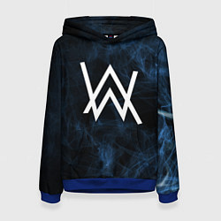 Толстовка-худи женская Alan Walker, цвет: 3D-синий