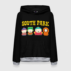 Толстовка-худи женская South Park, цвет: 3D-меланж