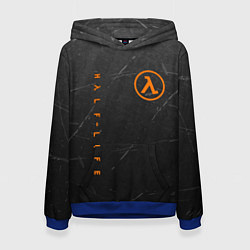 Толстовка-худи женская HALF-LIFE, цвет: 3D-синий