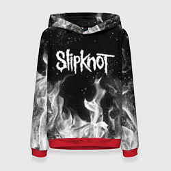 Толстовка-худи женская SLIPKNOT, цвет: 3D-красный