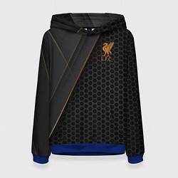 Толстовка-худи женская Liverpool FC, цвет: 3D-синий