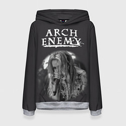 Толстовка-худи женская Arch Enemy 79, цвет: 3D-меланж
