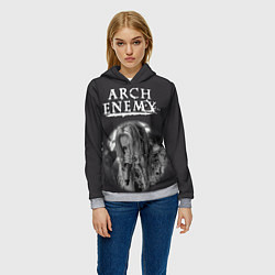 Толстовка-худи женская Arch Enemy 79, цвет: 3D-меланж — фото 2