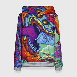 Толстовка-худи женская HYPERBEAST, цвет: 3D-меланж