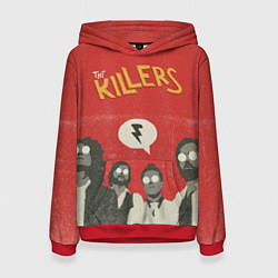 Толстовка-худи женская The Killers, цвет: 3D-красный