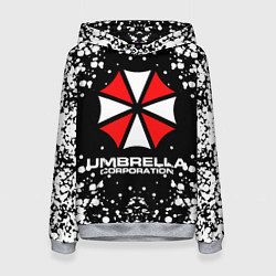 Толстовка-худи женская Umbrella Corporation, цвет: 3D-меланж
