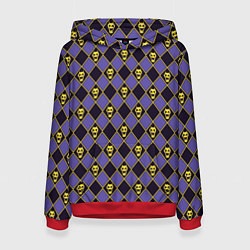 Толстовка-худи женская KILLER QUEEN, цвет: 3D-красный