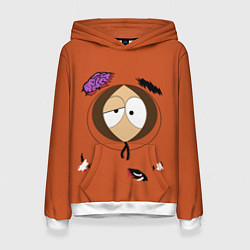 Толстовка-худи женская South Park Dead Kenny, цвет: 3D-белый