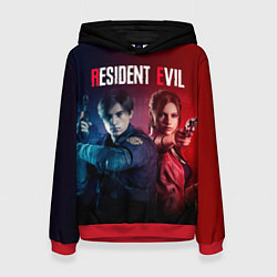 Толстовка-худи женская Resident Evil 2, цвет: 3D-красный