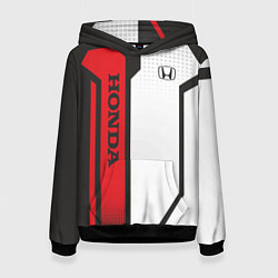 Толстовка-худи женская Honda Driver team, цвет: 3D-черный