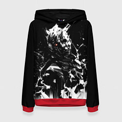 Толстовка-худи женская Dead by Daylight, цвет: 3D-красный
