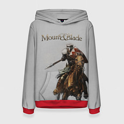 Толстовка-худи женская Mount and Blade, цвет: 3D-красный