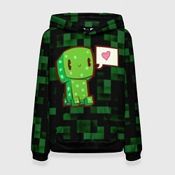 Женская толстовка Minecraft Creeper
