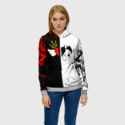 Толстовка-худи женская Payton Moormeier спина, цвет: 3D-меланж — фото 2